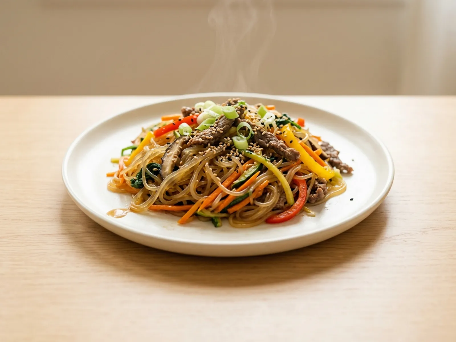 Japchae (Glass Noodle Stir-Fry)