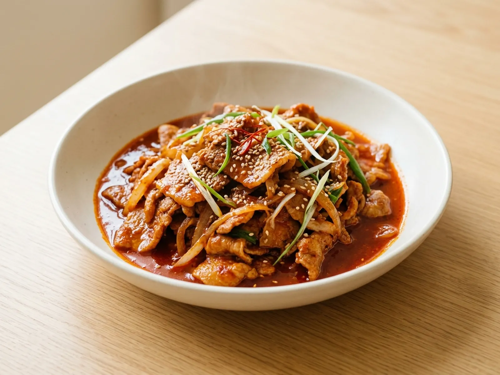 Jeyuk Bokkeum (Spicy Stir-Fried Pork)