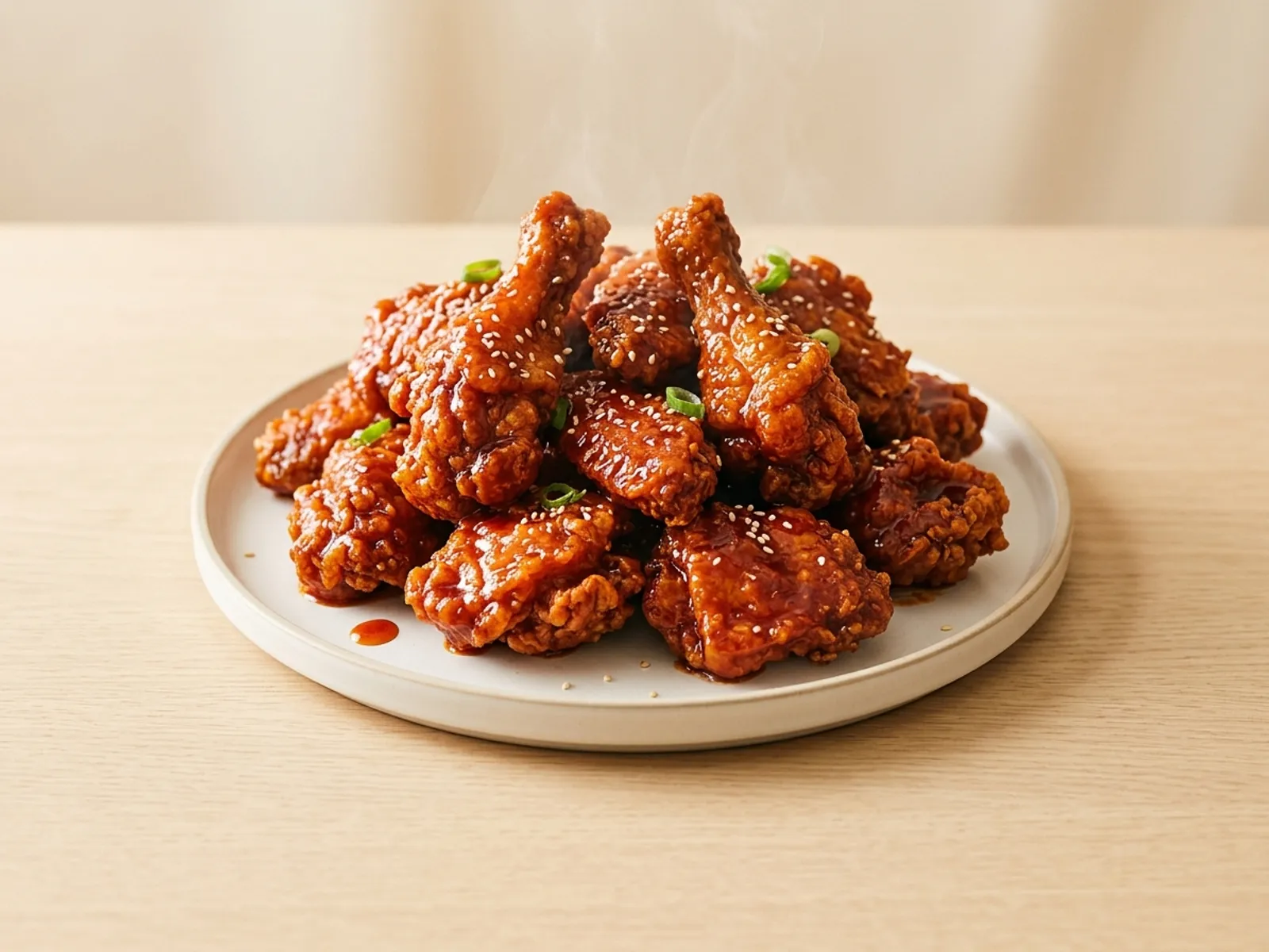 Yangnyeom Fried Chicken (Sweet & Spicy Korean Fried Chicken)